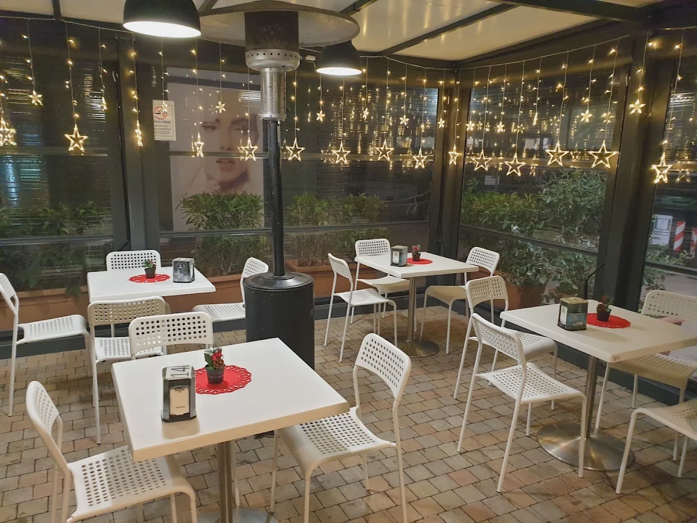 La veranda del Bar dei Parchi